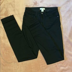 H&M LOGG black mid-high waisted pants